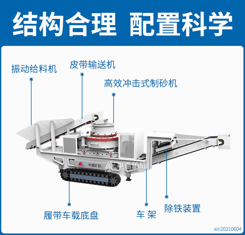 履帶式制砂機產品參數