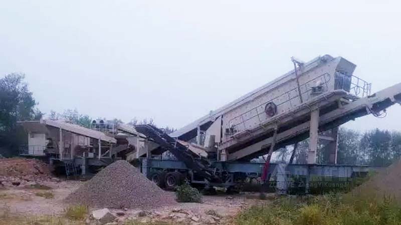 南陽建筑垃圾再生利用現(xiàn)場