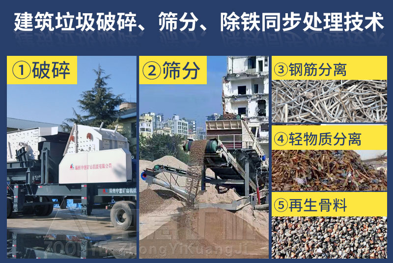 破碎分離骨料
