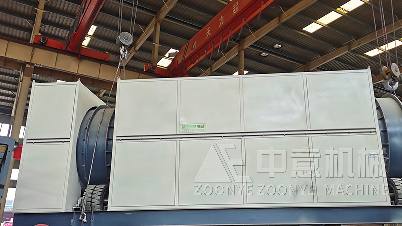 建筑磚瓦等廢料處理設備滾筒篩實地工廠圖片